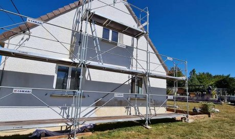 Travaux de ravalement de façade - La Caine - J-E DECO